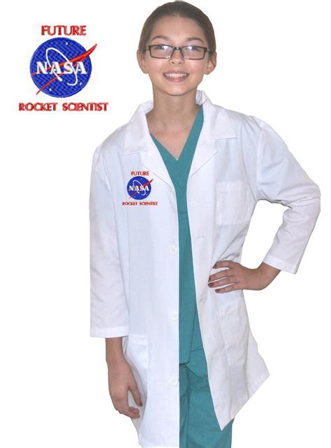 Kids Rocket Scientist Lab Coat With Nasa Embroidery Design Etsy Australia