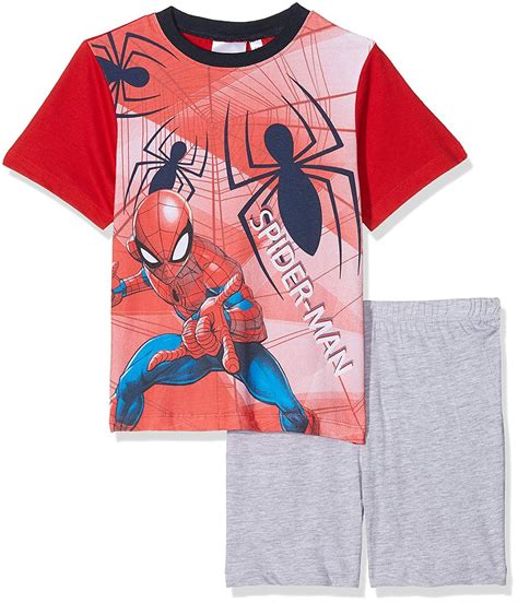 Marvel Boys The The Amazing Spiderman Pyjama Sets Uk