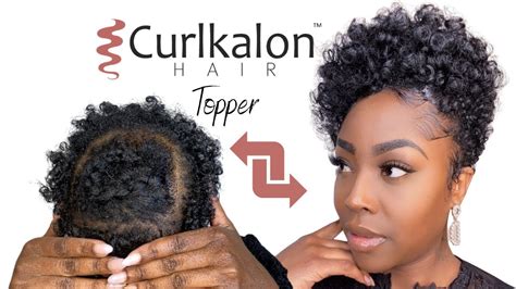Diy Curlkalon Hair Topper For Tapered Cut Crown Thinning Solutions
