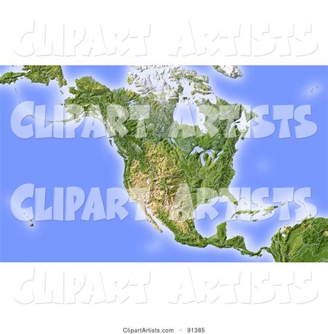Shaded Relief Map Of North America North America Map Relief Map Images