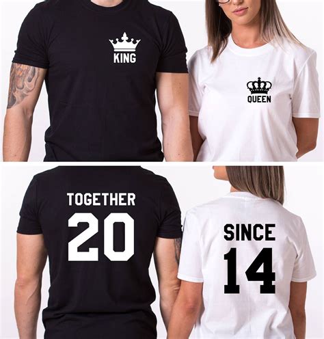 Just Married Shirts, Together Since T-Shirts,Anniversary Shirts ...