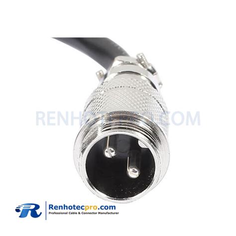 Gx16 2 Pin Male To Female Double Ended Straight Connector Cable Cordset
