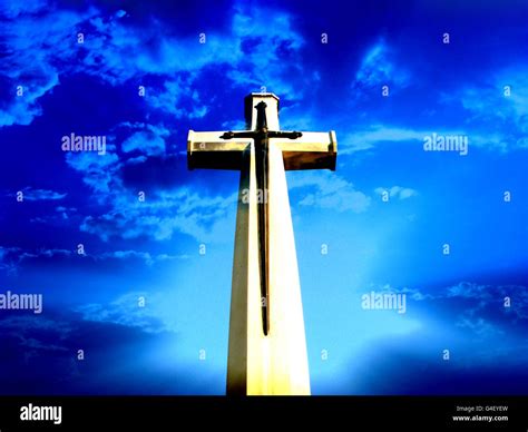 Heavenly Holy Cross Stock Photo Alamy