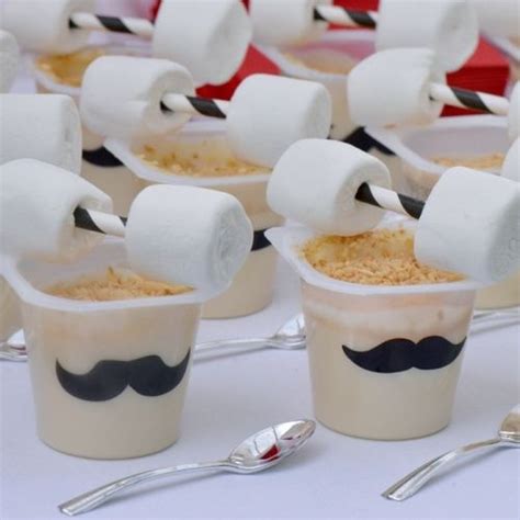 It is amazing how you can take everyday ingredients like milk, eggs, sugar. Strong Man Vanilla Pudding Cups | Very unique and adorable ...