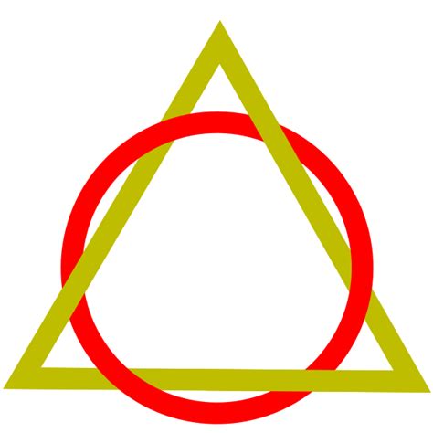 Circle Triangle Symbol