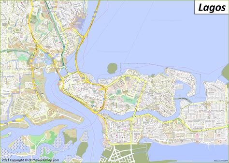 Lagos Map Nigeria Detailed Maps Of Lagos