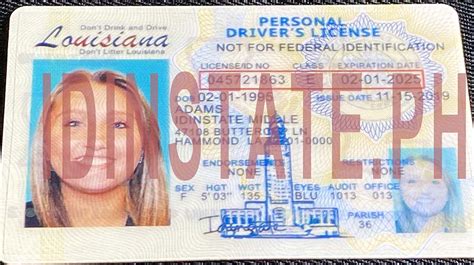 Louisiana Fake Id Idinstate Louisiana Fake Id La Driver License