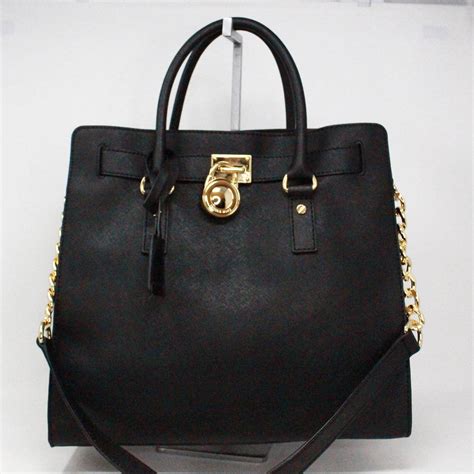Michael Kors 37348 Black Saffiano Leather Tote Bag All Your Bliss