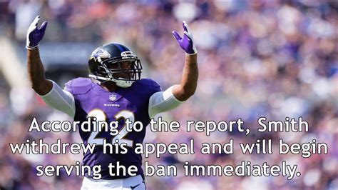 Ravens Cb Jimmy Smith Reportedly Suspended 4 Games For Peds Youtube