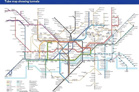 Tfl Has Drawn Up A Tube Map To Help People With Anxiety Avoid The Most Claustrophobic