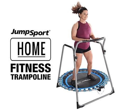 Stamina Jumpsport 125 Home Fitness Trampoline With Handlebar And Monitor