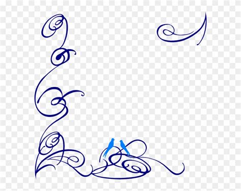 Download Decorative Swirl Blue Bird Svg Clip Arts 600 X 588 - Page ...