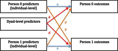 schematic of the actor partner interdependence model apim framework download scientific