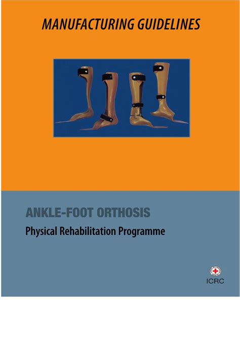 Pdf Prosthetics And Orthotics Manufacturing Guidelines Lower Limb
