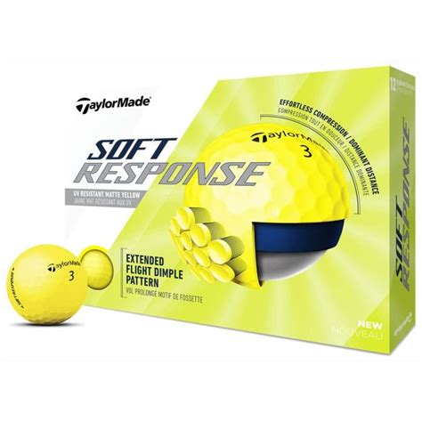 Taylormade Soft Response Golf Balls Yellow On Sale Carls Golfland