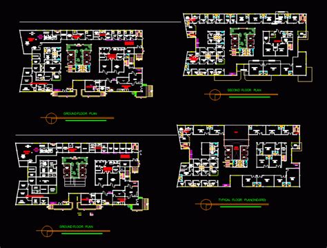Tertiary Hospital DWG Section For AutoCAD Designs CAD