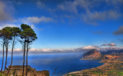 Gorgeous Coastal View Hdr Hd Wallpaper 562881 : Wallpapers13.com