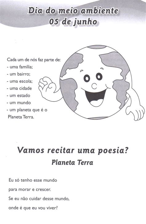 .do meio ambiente é comemorado anualmente em 5 de junho e tem como objetivo promover atividades de proteção e preservação do meio ambiente. Cantinho da Profe Adri ♥ ♥ ♥: ♥ Dia do Meio Ambiente - 5 ...