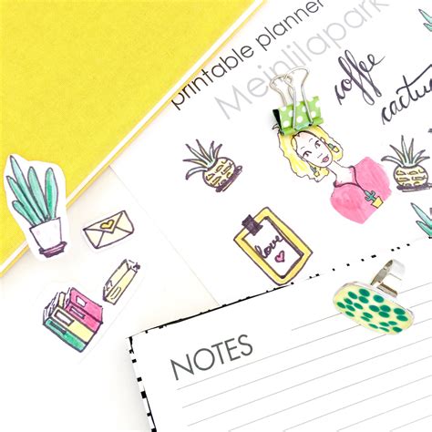 Decorate your laptops, water bottles, notebooks and windows. MeinLilaPark: Free printable cactus and coffee planner ...