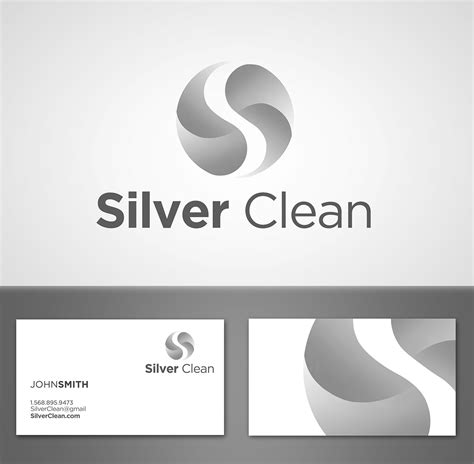 Modern Professional It Company Logo Design For Silver Clean By