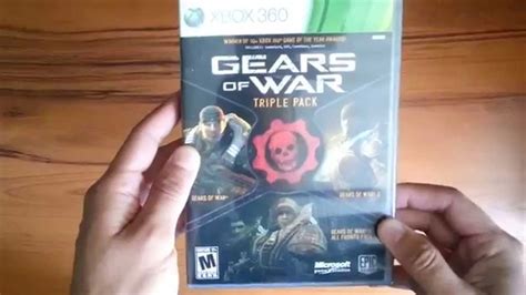 Gears Of War Triple Pack Xbox 360 Unboxing En Español Youtube