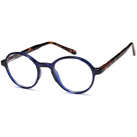 Unisex Eyeglasses 44 20 140 Blue Tortoise Plastic