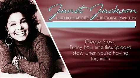 Janet Jackson Funny How Time Flies When Youre Having Fun Audio