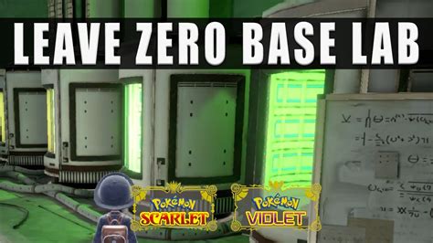 Pokemon Scarlet And Violet How To Leave The Area Zero Lab Get Out Of The Research Laboritory
