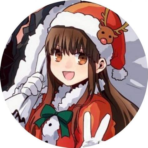 ۪࣪ 𝐌𝐀𝐓𝐂𝐇𝐈𝐍𝐆 𝐈𝐂𝐎𝐍𝐒 Anime Christmas Anime Anime Art Girl