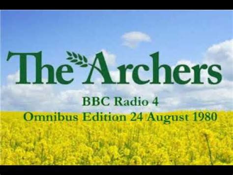 Bbc Radio The Archers Omnibus