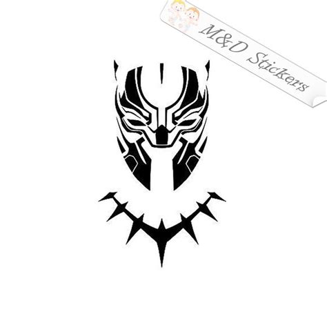 2x Black Panther Vinyl Decal Sticker Different Colors And Size For Cars