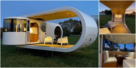 This Ultra Cool Luxury Travel Trailer Has A Unique Rotating Design