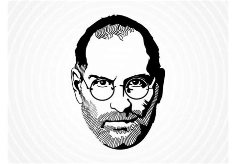 Download Vector Steve Jobs And Apple Logo Vector Vectorpicker