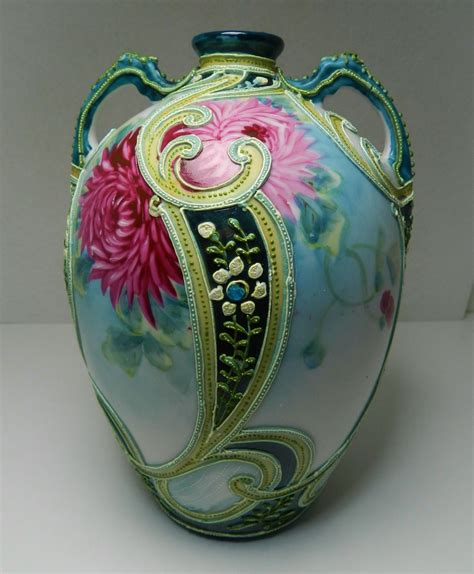 My Beautiful Japanese Nippon Moriage Vase Collectors Weekly