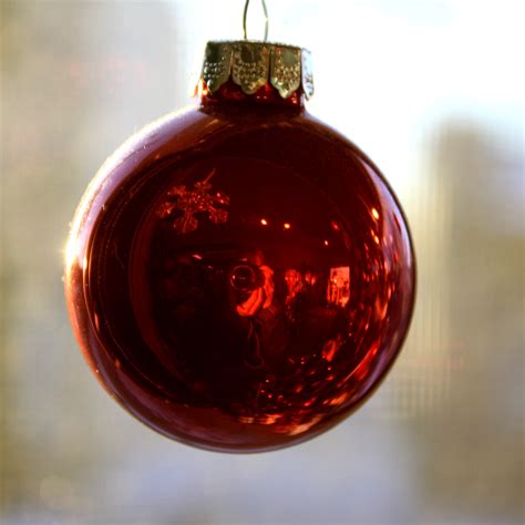 Gallery For Shiny Red Christmas Ornament
