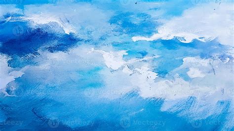 Art Detail Blue Abstract Oil Painted Background Turquoise Oil Paint