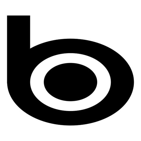 Black Bing Icon Logo Png Transparent Background Free Download 4833