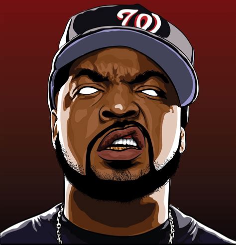 Ice Cube Art By Ig Joe Blacq Hip Hop Artwork Rapper Art Swag Cartoon