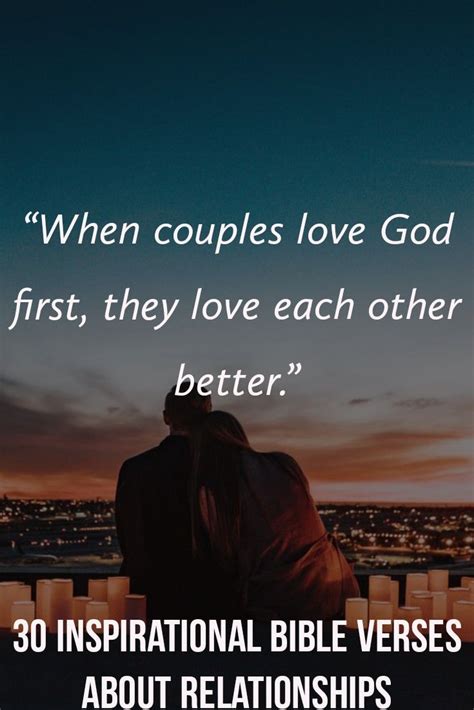 30 Inspirational Bible Verses About Relationships That Will Help Christian Couples Artofit