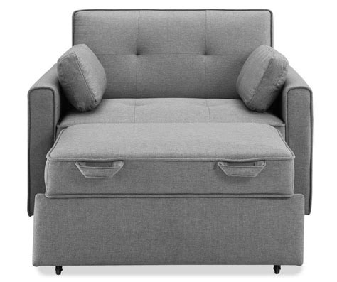 Serta Cambridge Gray Twin Convertible Sleeper Sofa Big Lots