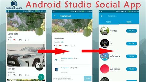 Watch this video till the end to find out which approaches are used b. How to make social media app in android studio - YouTube