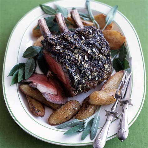 Michael symon suggests letting your butcher do the prep work for this cut of meat, such. A Fantastic Prime Rib Menu For Holiday Entertaining | Martha Stewart