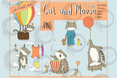 Cat And Mouse Clip Art Illustrations Png Images By