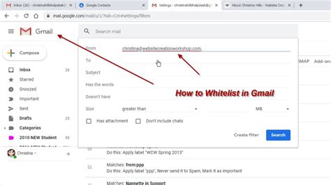 How To Whitelist Email In Gmail Youtube