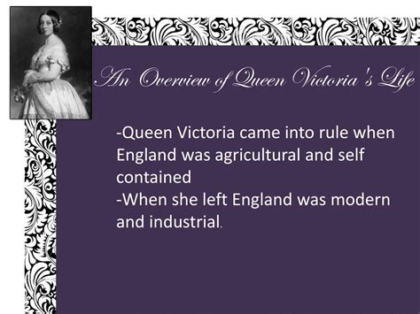 Ppt An Overview Of Queen Victorias Life Powerpoint Presentation
