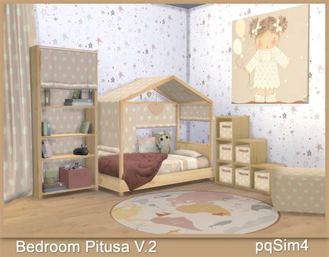 Toddler Bedroom Pitusa V2 From Pqsims4 • Sims 4 Downloads