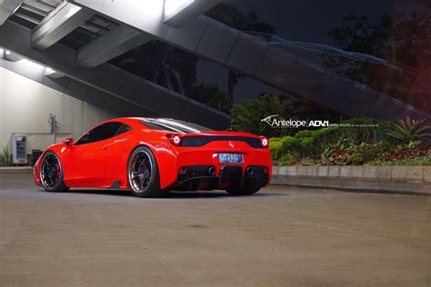 Two Tone Custom Wheels Make This Ferrari 458 Speciale Even More