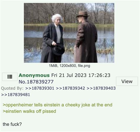 Einstein Oppenheimer Meme Einstein And Oppenheimer Meeting Know