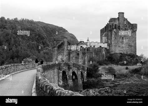 View On The Eilean Donan Castle In Scotland Uk Stock Photo Alamy