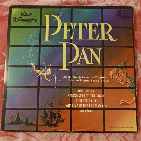 Mavin 1963 Walt Disneys Peter Pan Soundtrack Lp Disneyland Records